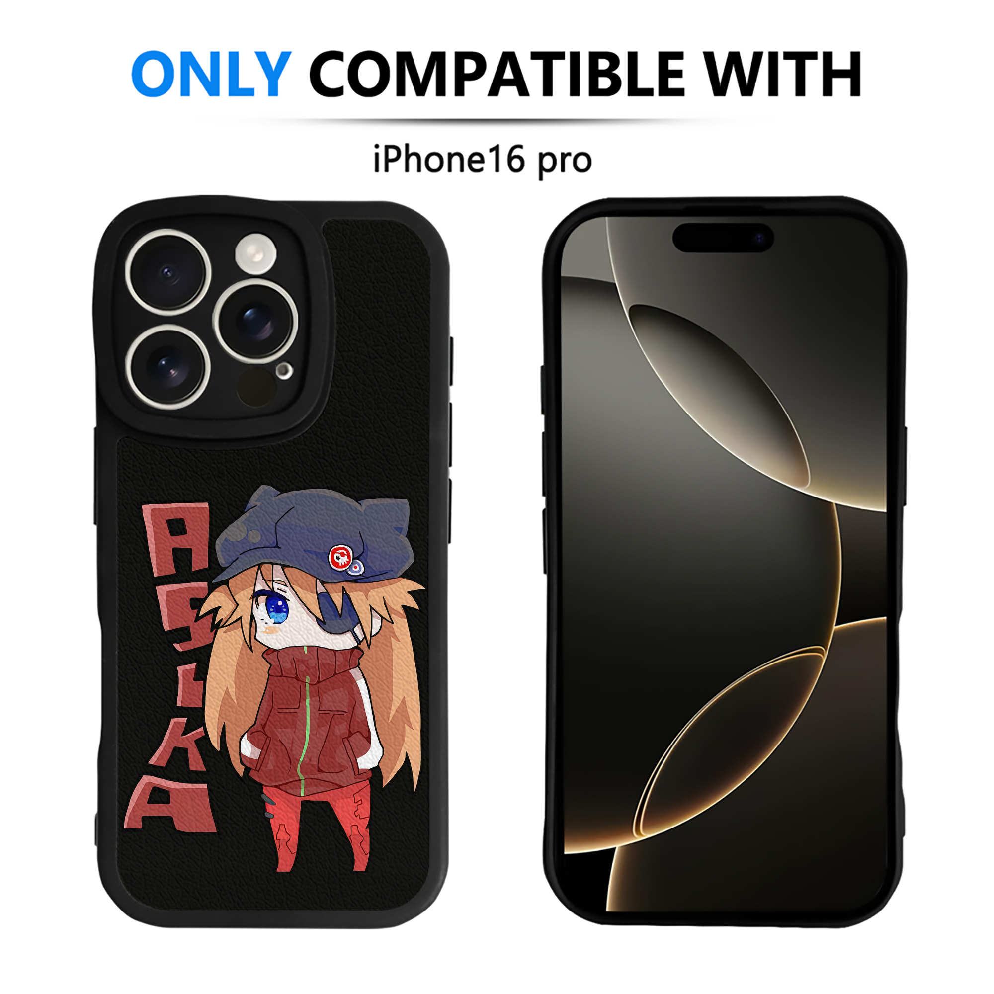 （画像用） EVA 新世紀エヴァンゲリオン 【iPhone 16シリーズ対応】シリコンスマホケース（レザー調） 材質：シリコン